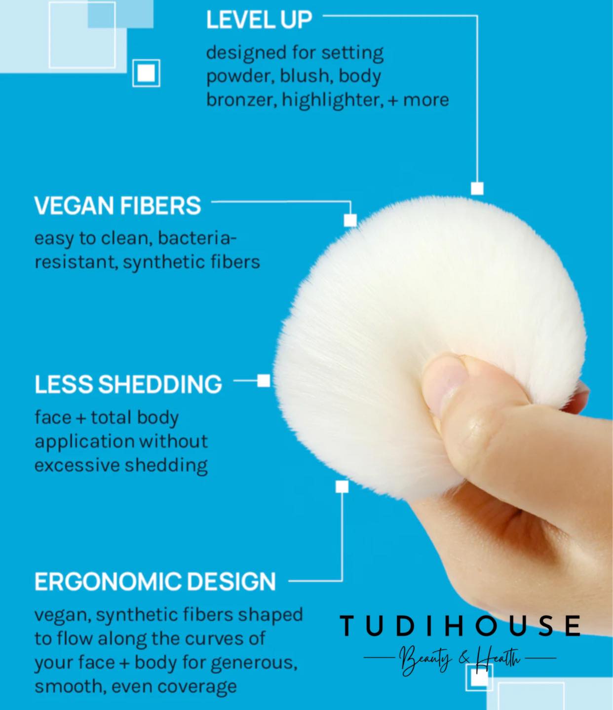 Cọ phấn đa năng AOA A2O LAB FULL FACE POWDER BRUSH