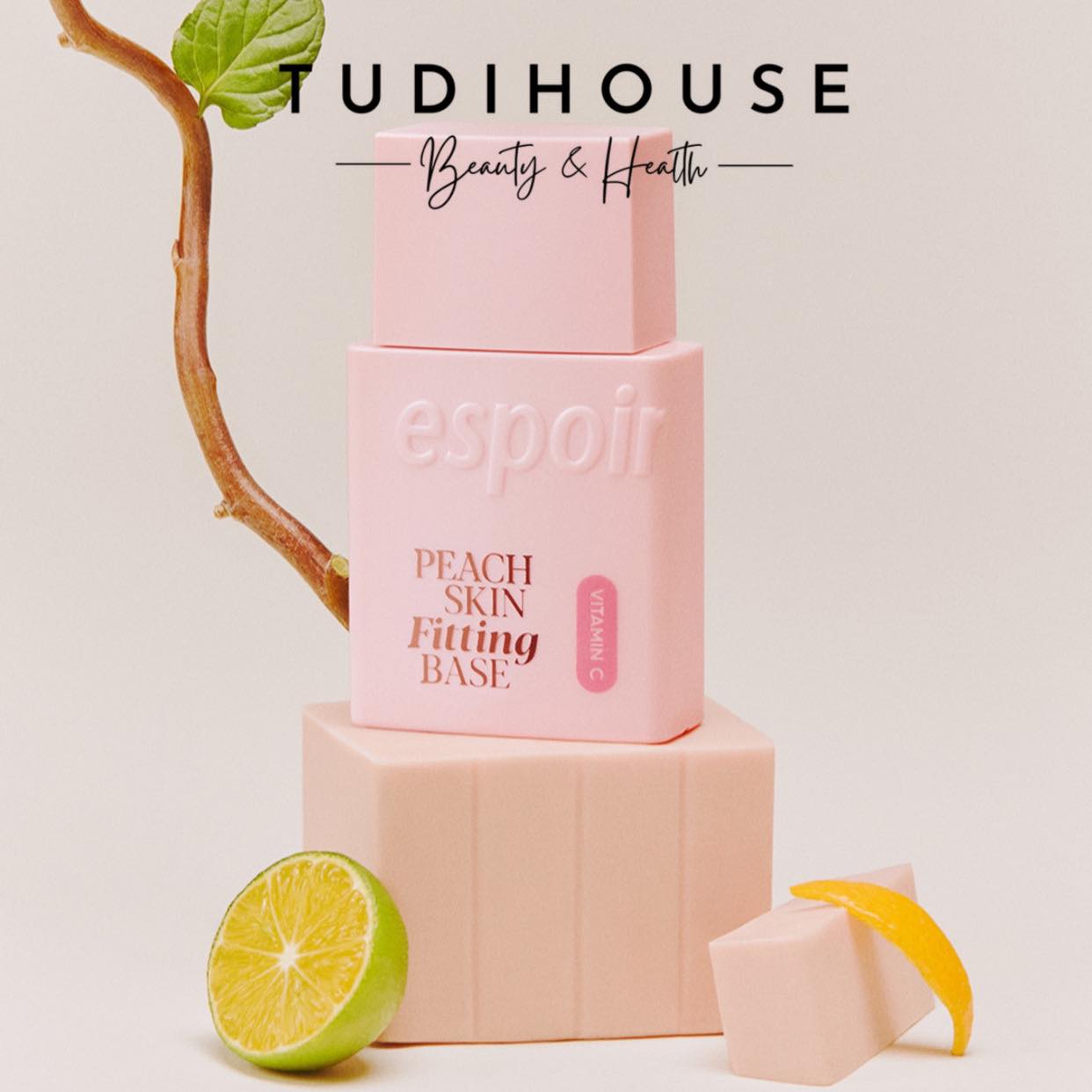 Kem lót Espoir Peach Skin Fitting Base + Vitamin C SPF50+ PA++++ 30ml