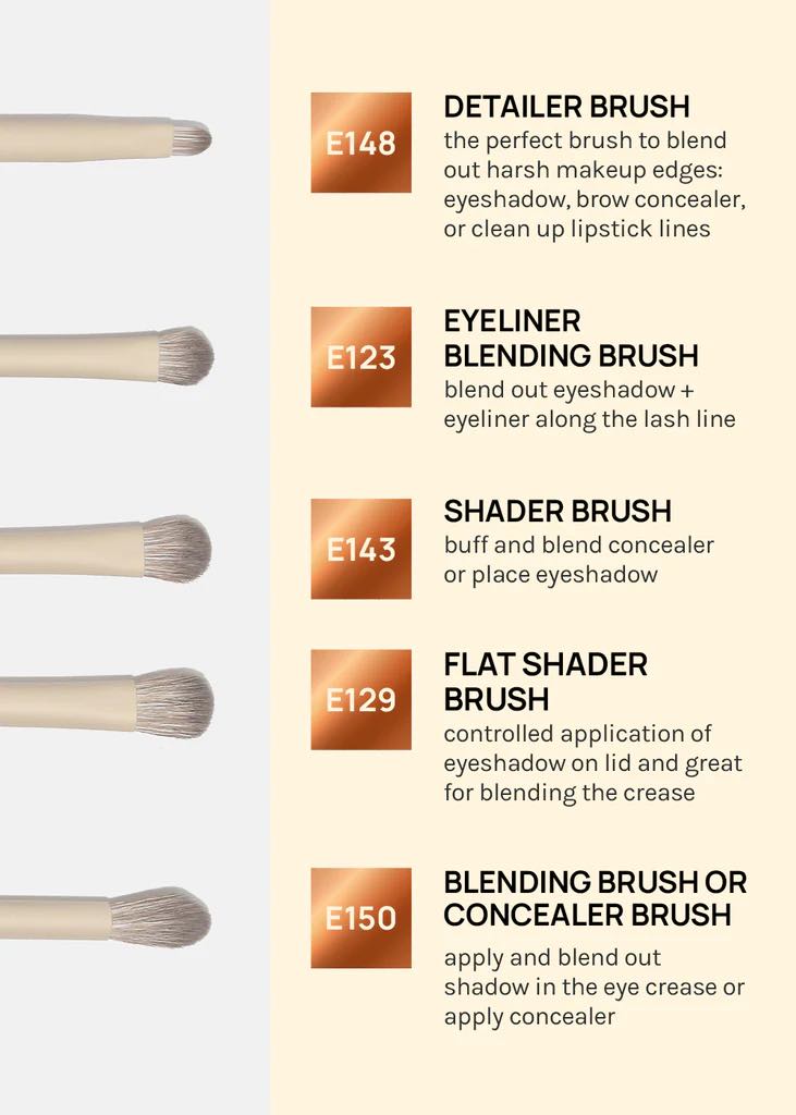 Bộ cọ AOA Hero Brush Set + Silicon Travel Case