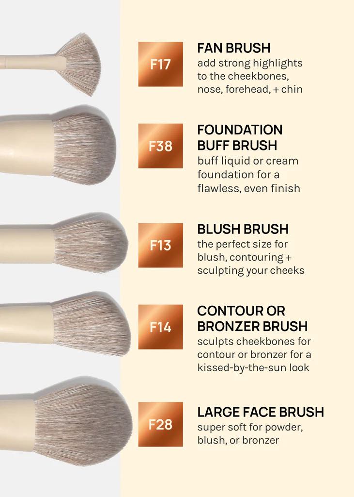 Bộ cọ AOA Hero Brush Set + Silicon Travel Case