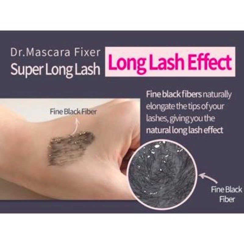 Mascara Làm Dày và Dài Mi EtuHouse Dr.Mascara Fixer For Super Long Lash 6ml
