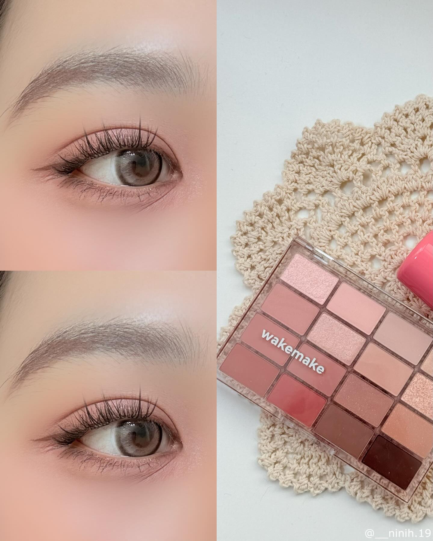 Bảng mắt Wakwmake Soft Blurring Eye Palette - 26 Mute Rose
