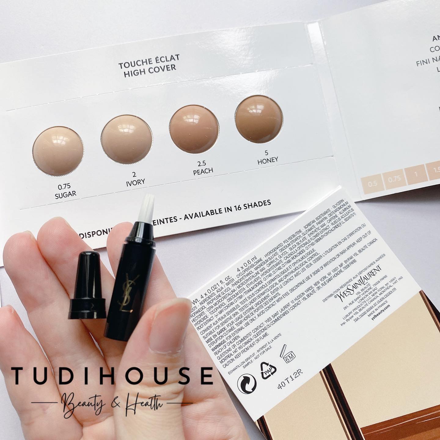 Sample che khuyết điểm YSL Touche Éclat High Cover Radiant Concealer