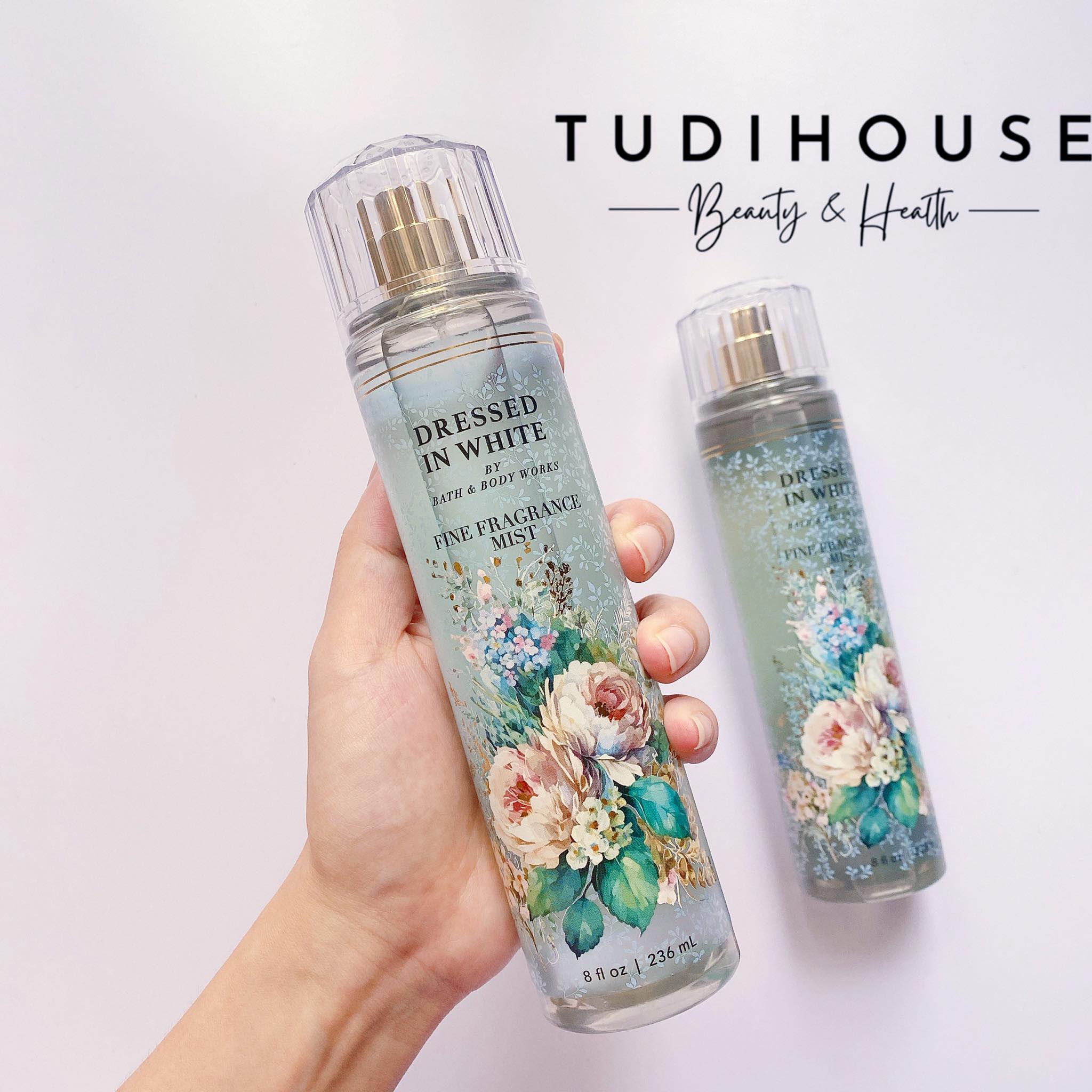Xịt thơm toàn thân Bath & Body Works DRESSED IN WHITE 236ml