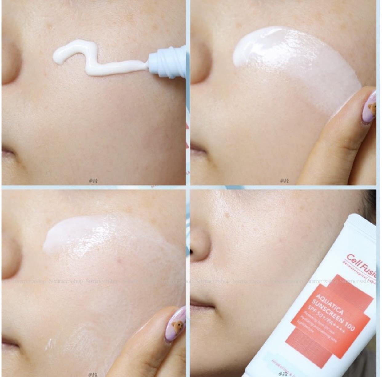 MINISIZE 20ML - Kem Chống Nắng Cell Fusion C Cấp Ẩm Dịu Da Aquatica Sunscreen 100 Spf50+ Pa++++
