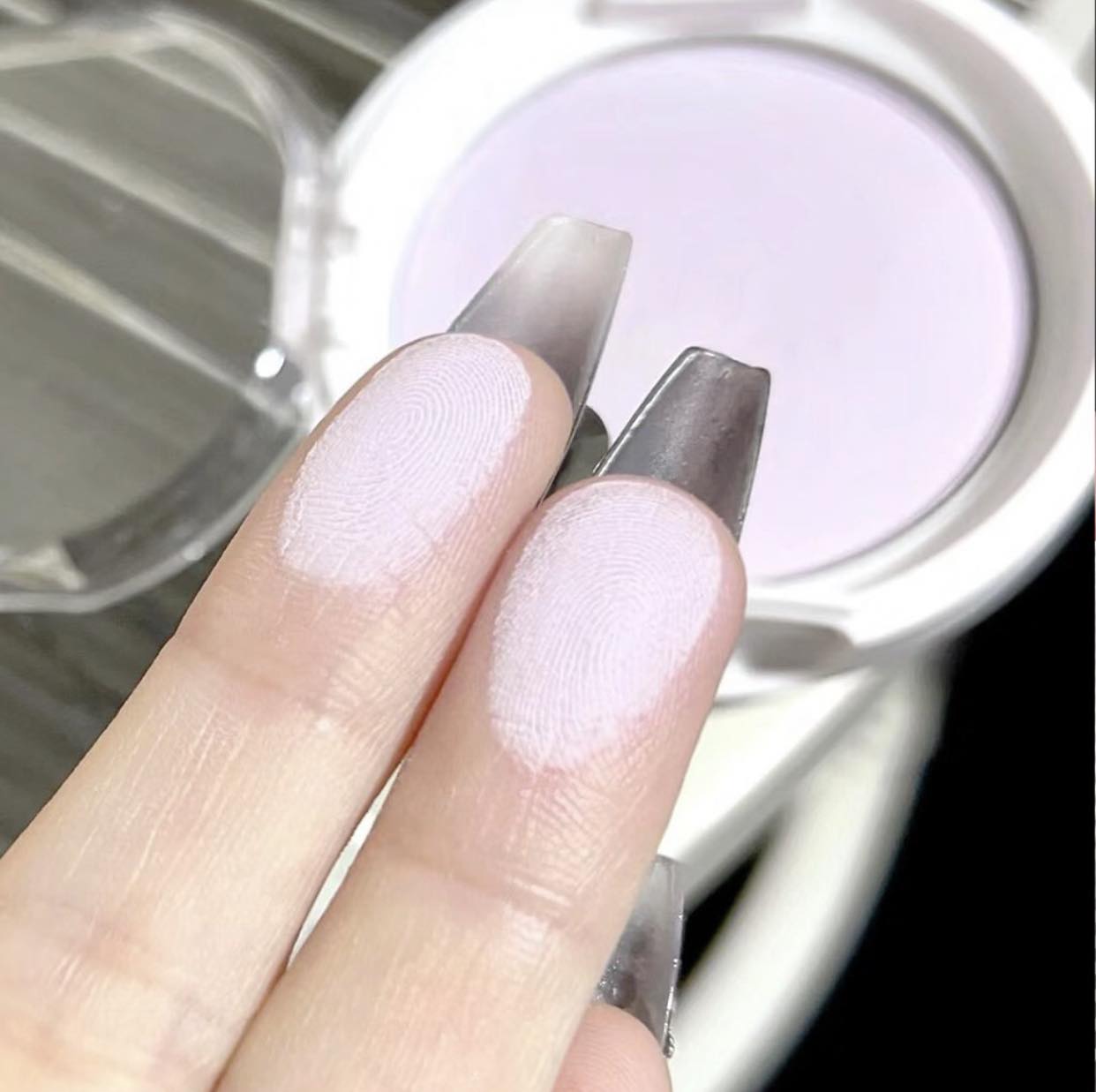 Phấn Phủ  nén I'm Meme Purple Cotton Tone Control Pact 9.5g