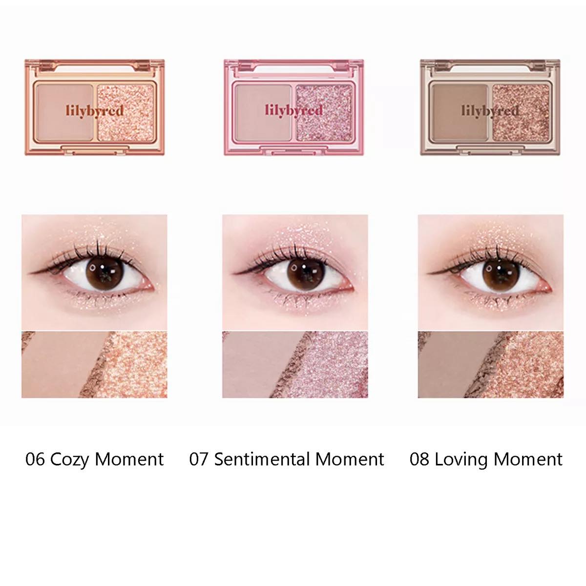 Phấn mắt 2 màu Lilybyered Little Bitty Moment Shadow