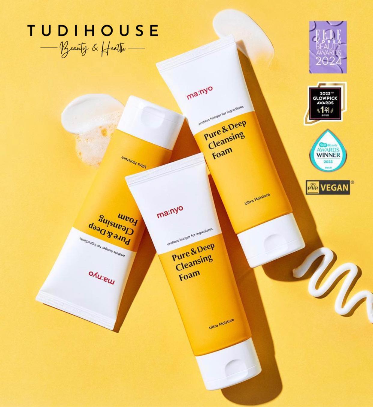[ tách set ] Sữa rửa mặt Ma:nyo Pure & Deep Cleansing Foam 120ml