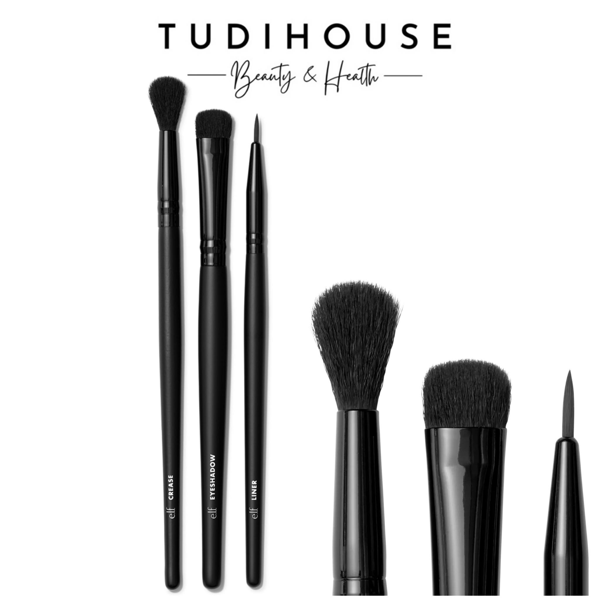 bộ cọ mắt 3 cây ELF No Budge Brush Trio