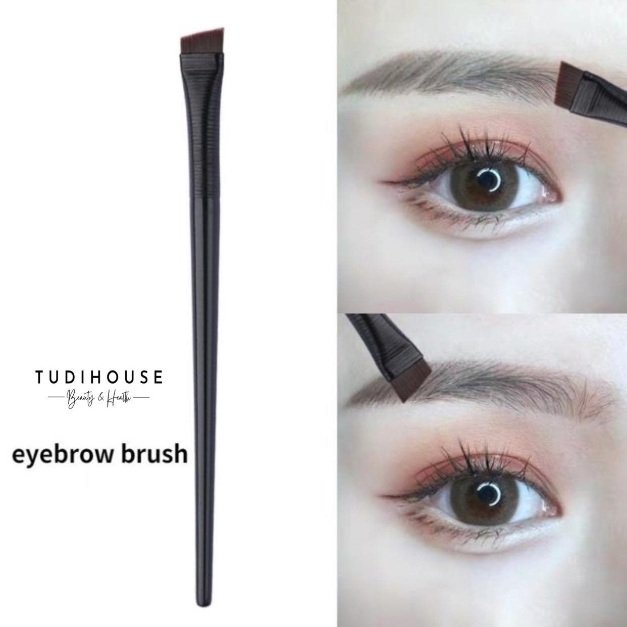 Cọ đầu xéo eyeliner / chân mày ( no brand)