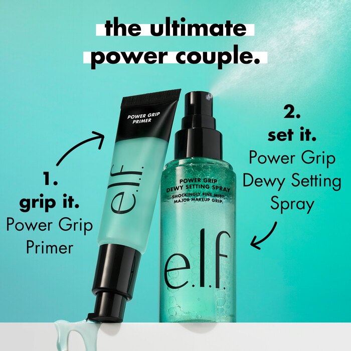 Xịt Giữ Lớp Trang Điểm ELF Power Grip Dewy Setting Spray 80 ML