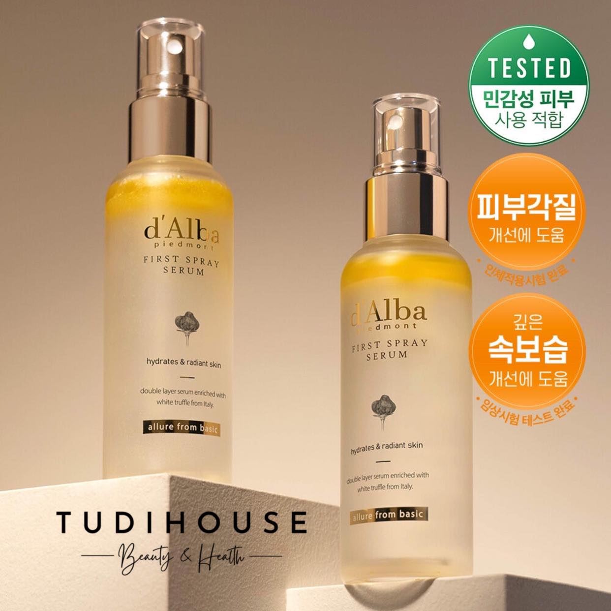 Xịt Tinh Chất Dưỡng Da d’Alba White Truffle First Spray Serum 100ml