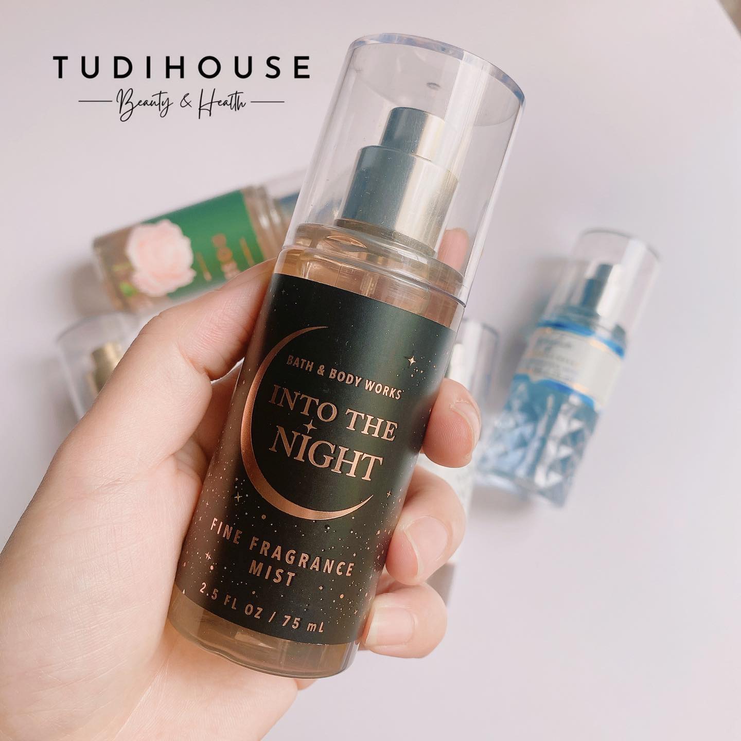 [ 75ml ] xịt thơm toàn thân Bath & Body works - INTO THE NIGHT