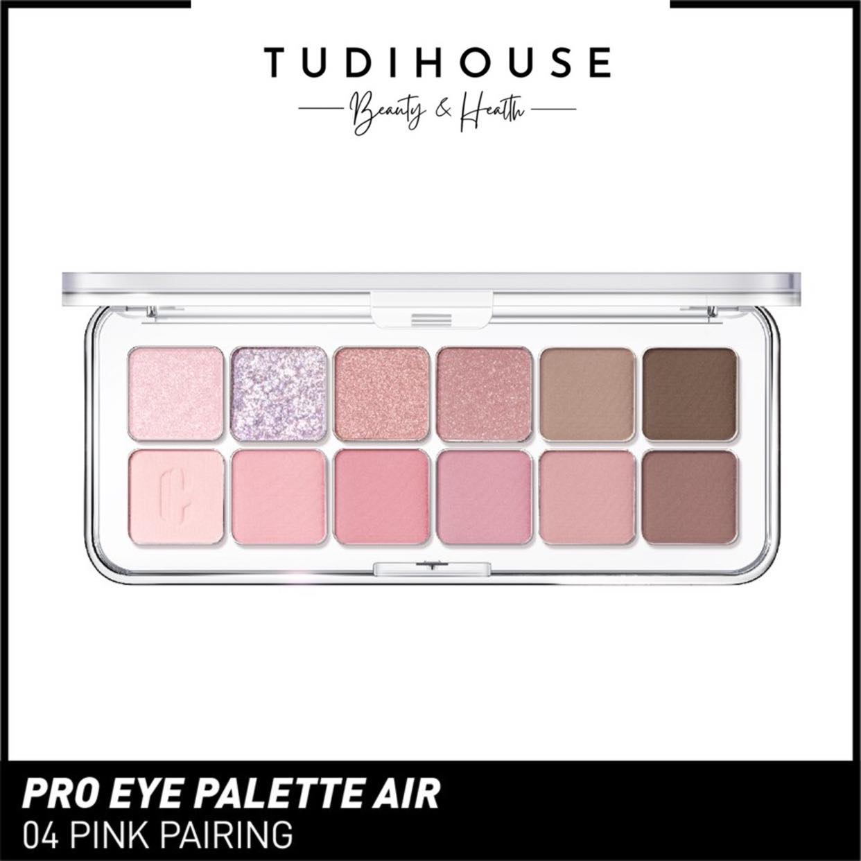 Bảng mắt Clio Air Pro Eye Palette - 04 Pink Pairing