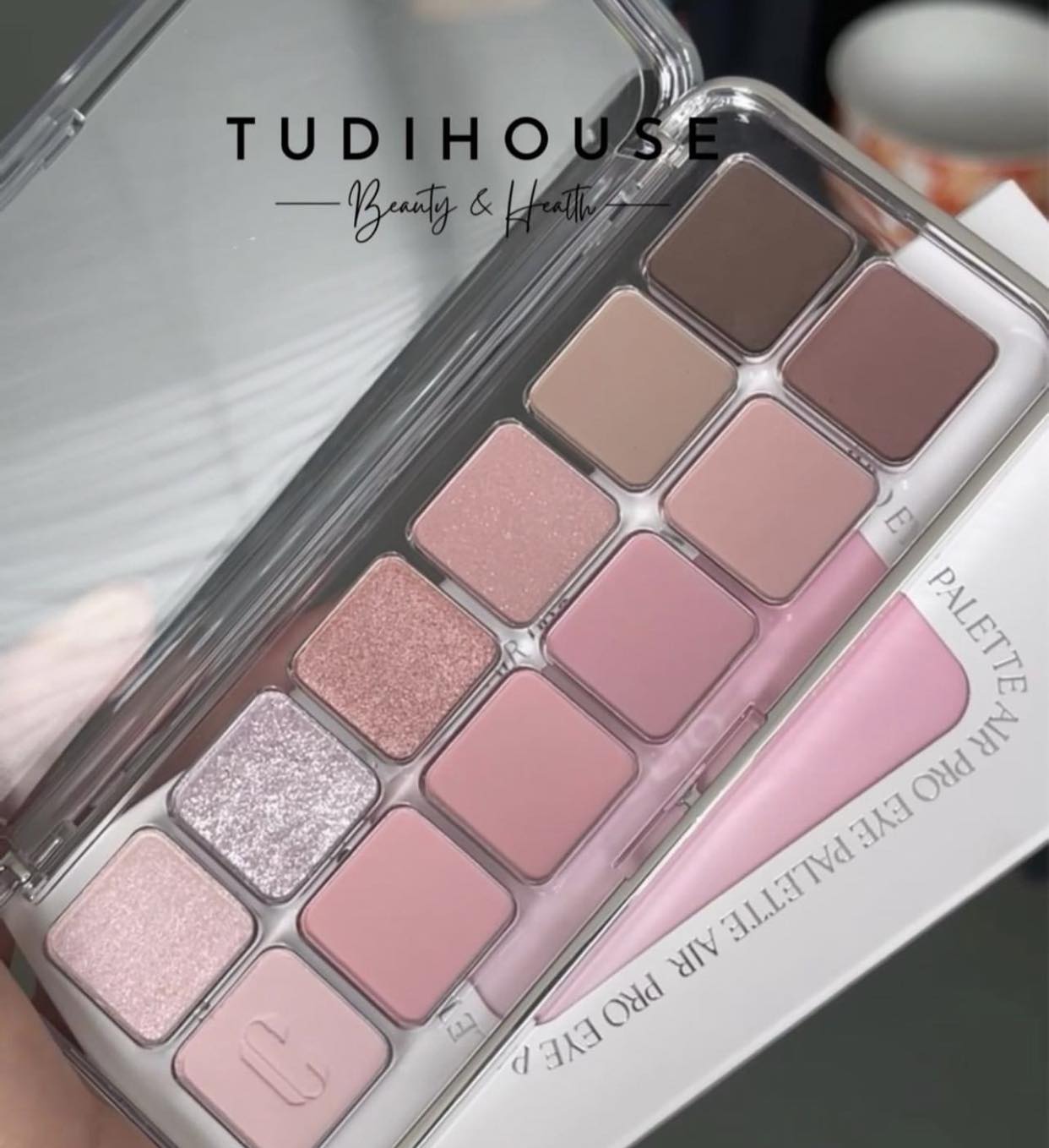 Bảng mắt Clio Air Pro Eye Palette - 04 Pink Pairing