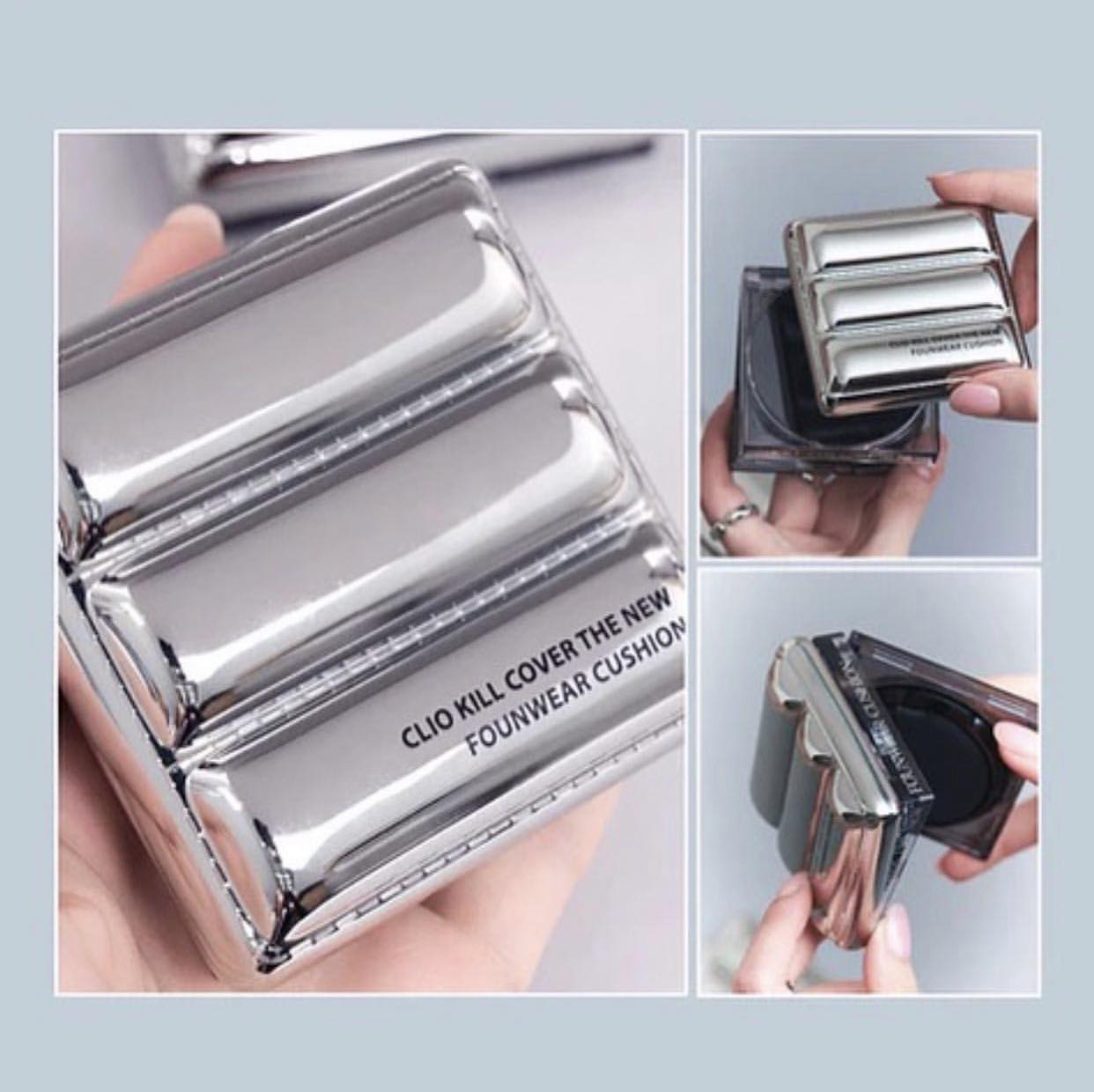 Set phấn nước Clio FOUNWEAR KILL COVER THE NEW CUSHION LIMITED