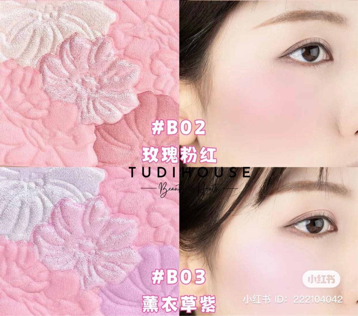 Má hồng Canmake Glow Fleur Cheek