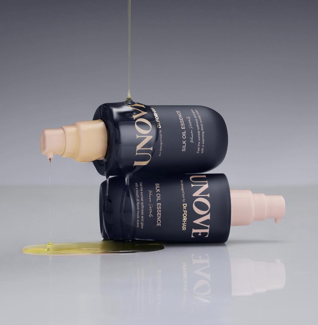 [ tách set ] [ MẪU MỚI ] Tinh chất dưỡng tóc Unove for dameged hair by Dr.Forhair Silk Oil Essence TENDER BLOOM