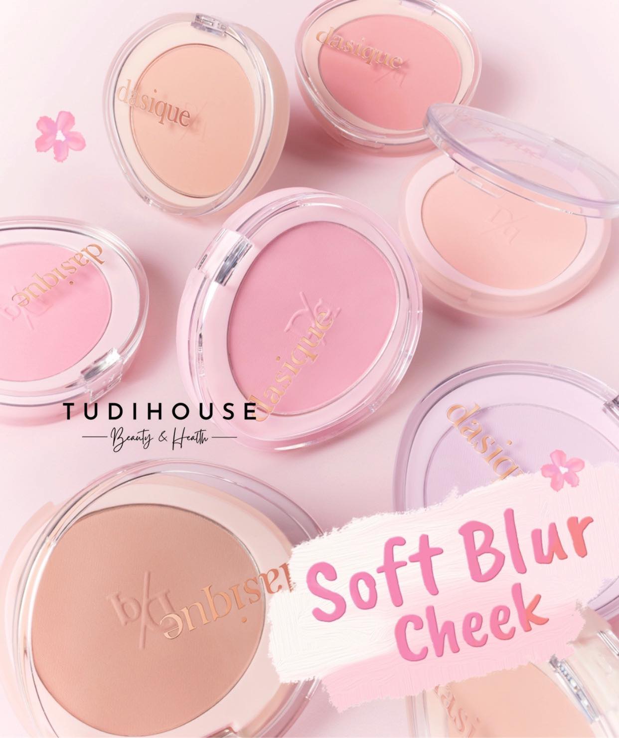 Má hồng Dasique Soft Blur Cheek 5.7g