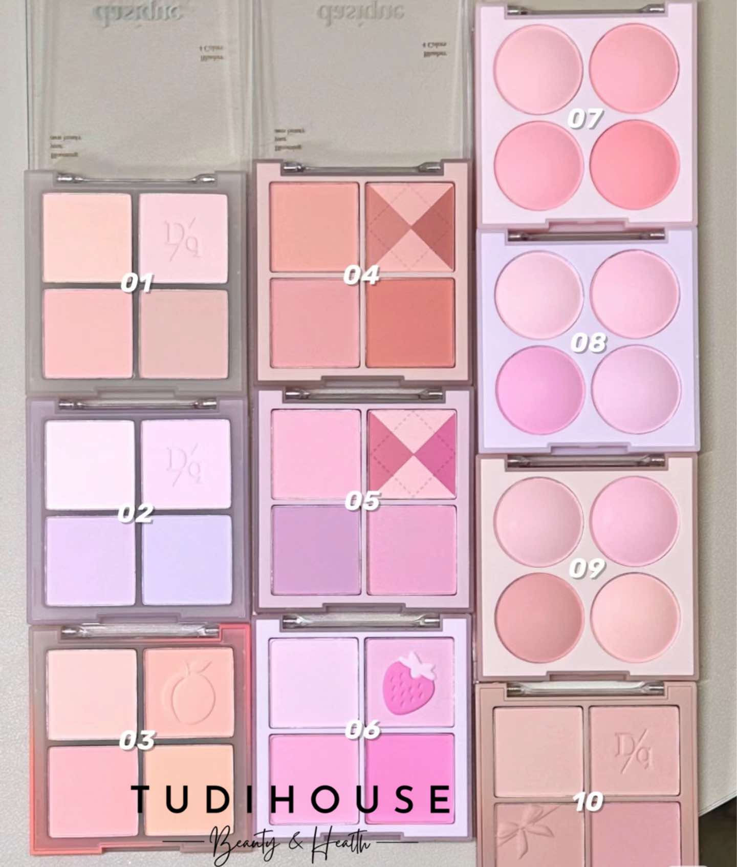 Bảng phấn má Dasique Blending Mood Cheek - 05 Violet Knit