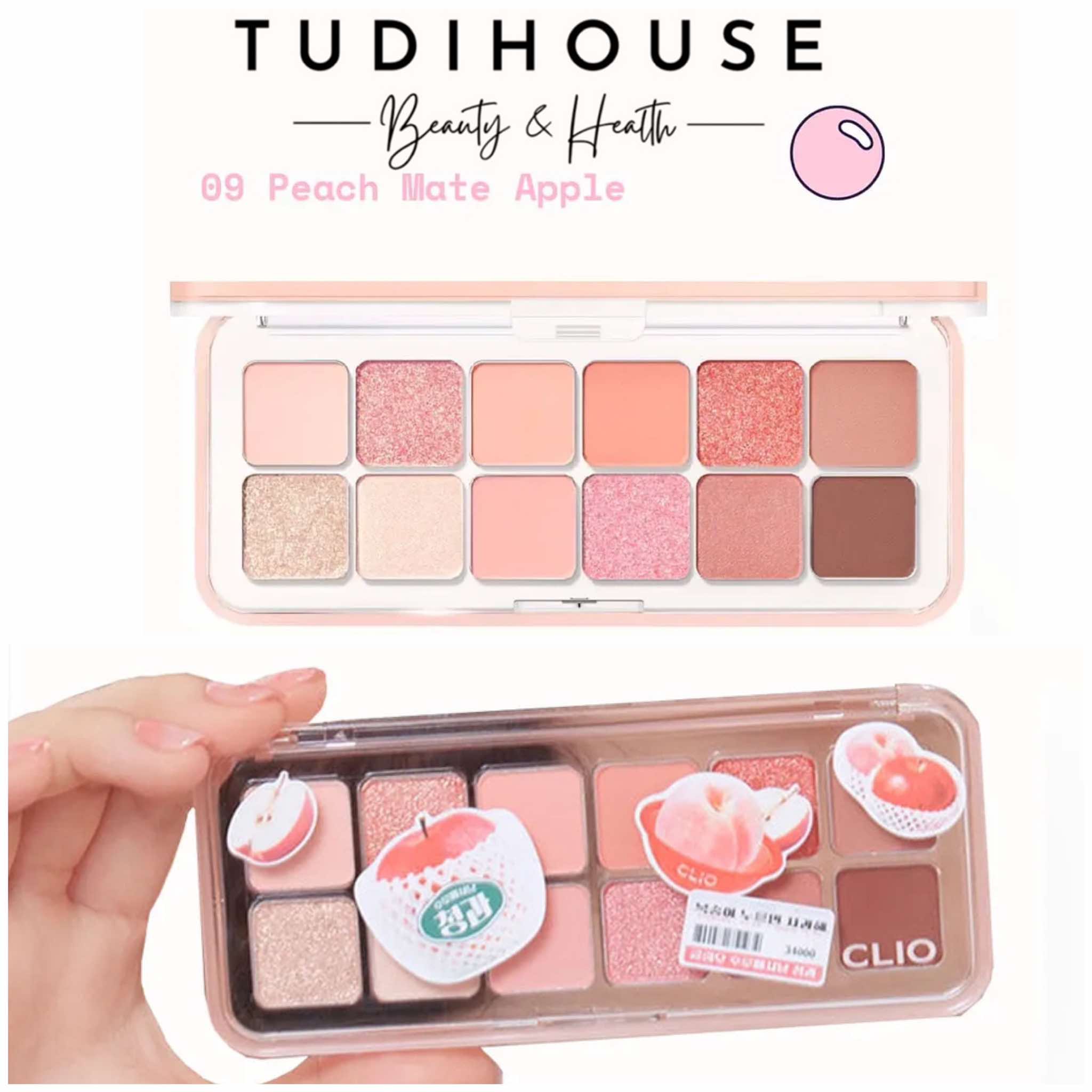 Bảng mắt Clio Pro Air Eye Palette - 09 Peach Mate Apple
