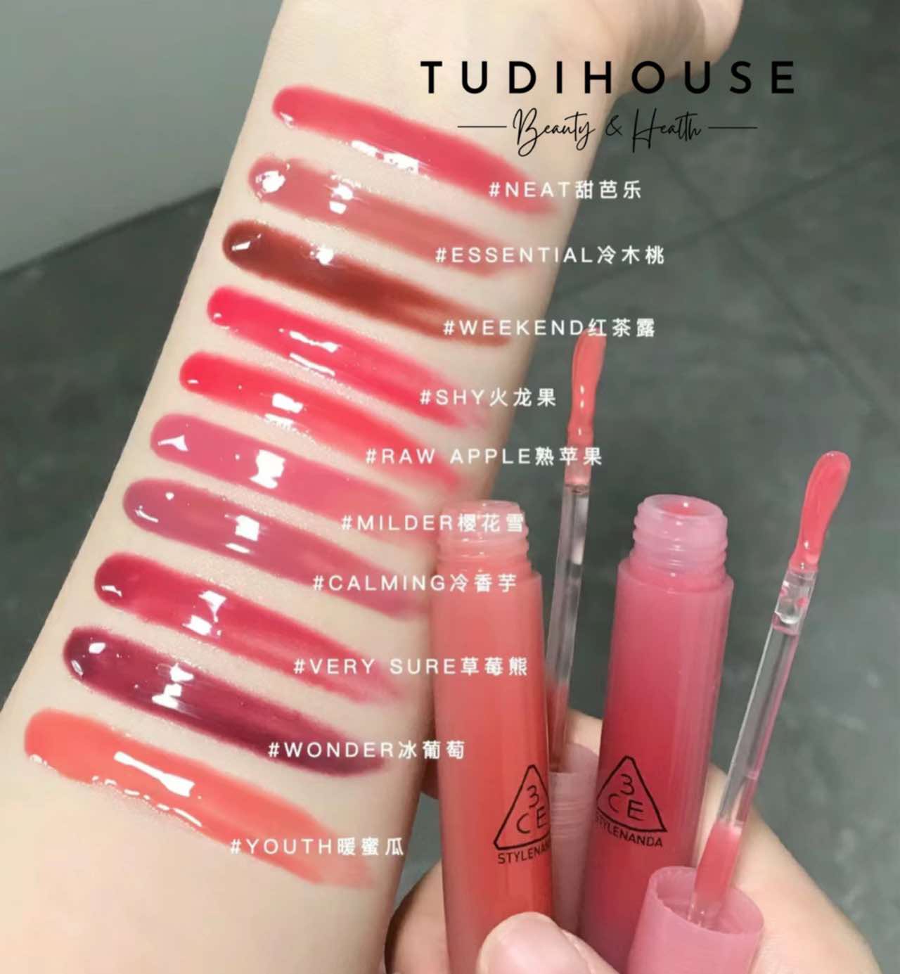 Son Bóng 3CE Drop Glow Gel