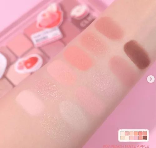 Bảng mắt Clio Pro Air Eye Palette - 09 Peach Mate Apple
