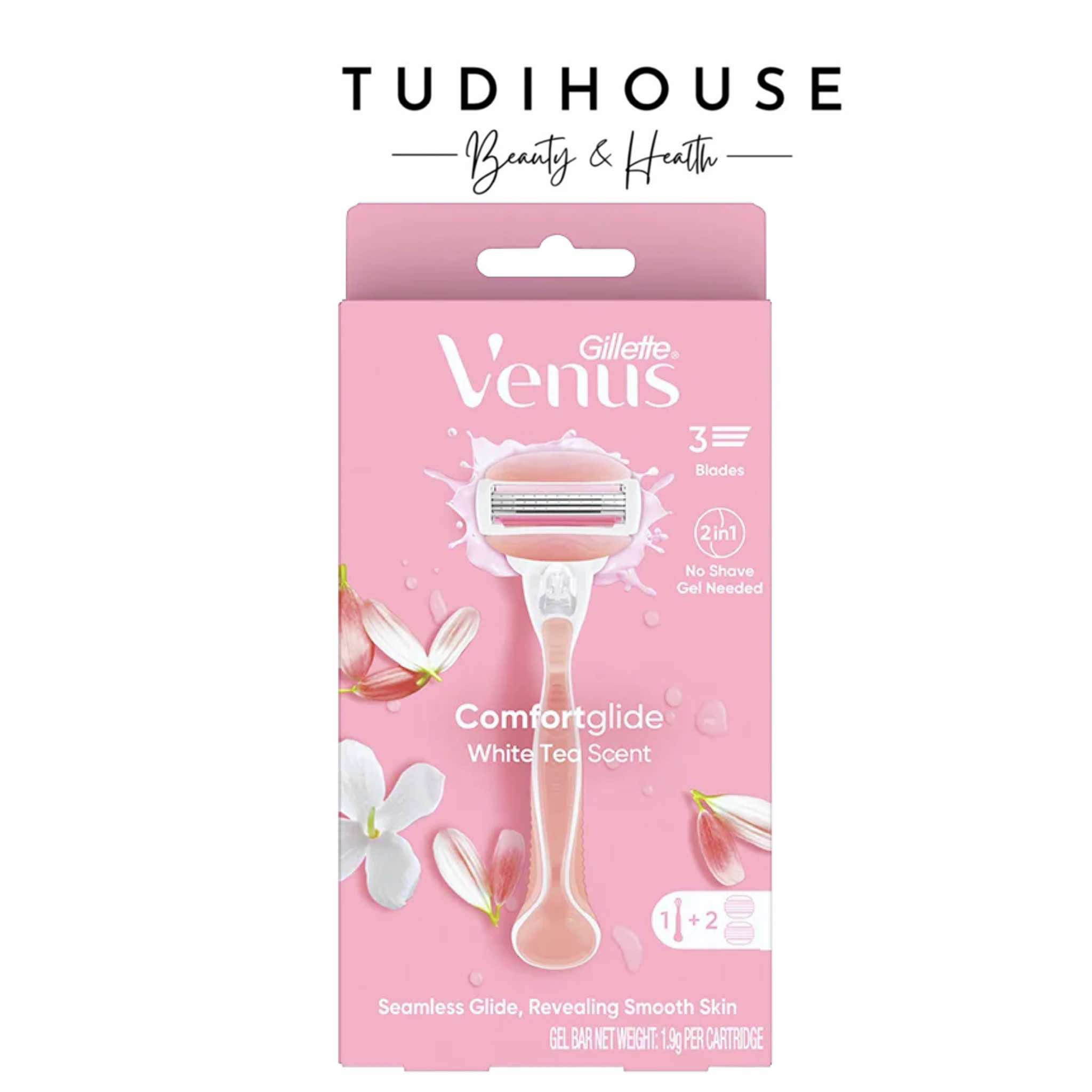 Set dao cạo GILLETTE VENUS Comfortglide White Tea