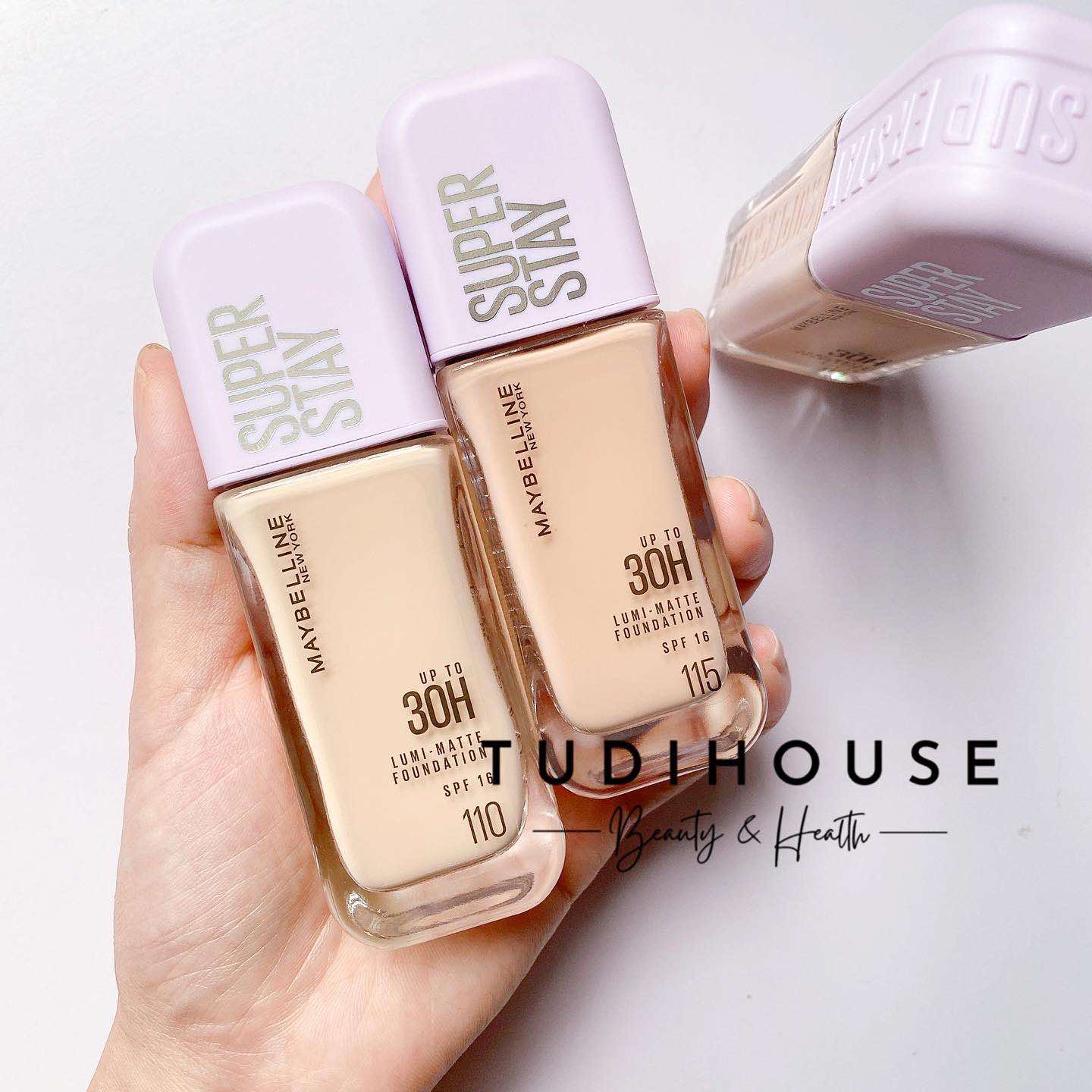 TẶNG KÈM CỌ - Kem Nền Maybelline  Superstay Up To 30H Lumi-Matte Foundation SPF16 PA+++