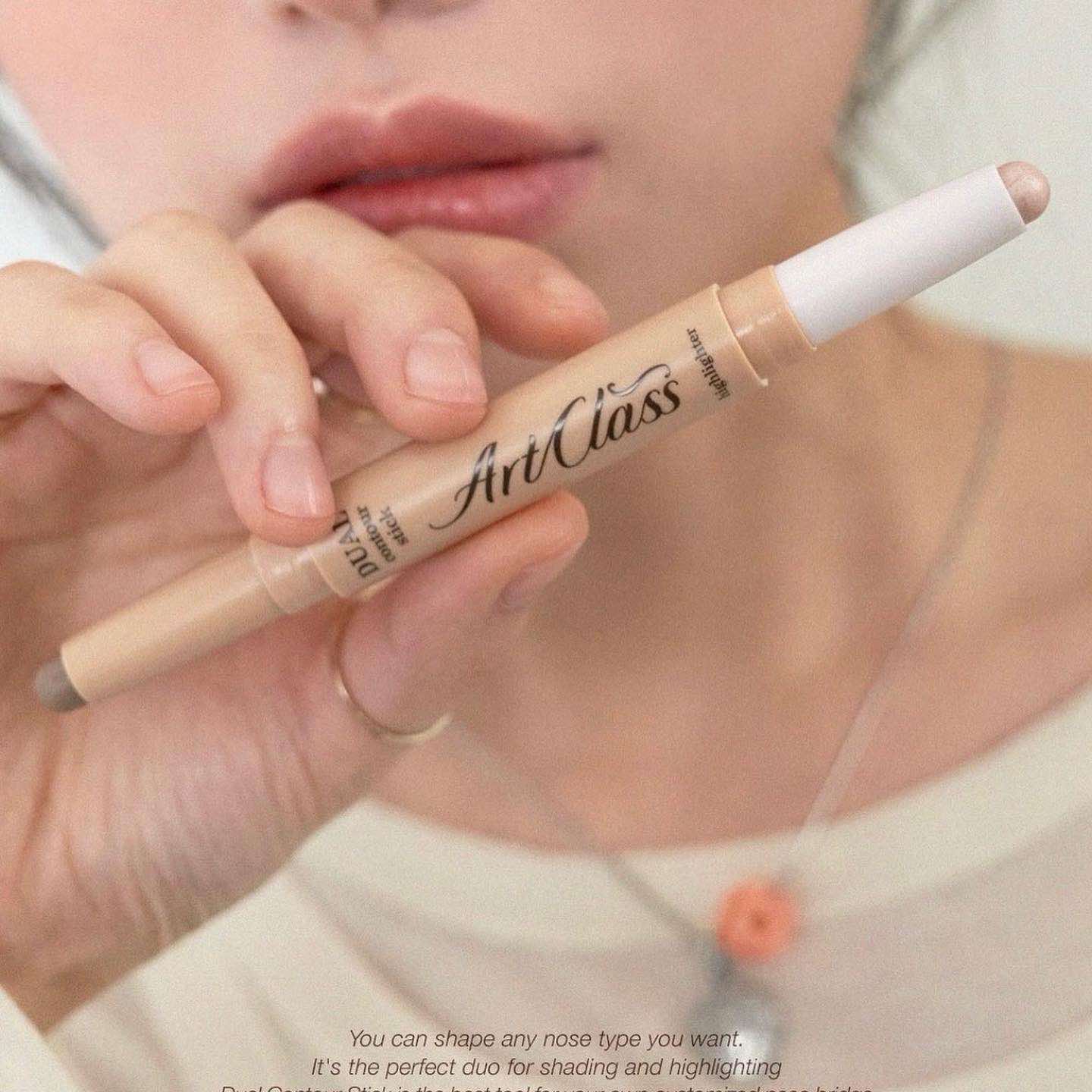 Tạo Khối + Highlight Dạng Kem Too Cool For School Dual Contour Stick