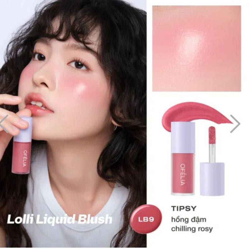 Má Hồng Kem OFÉLIA Lolli Liquid Blush (4.3g)