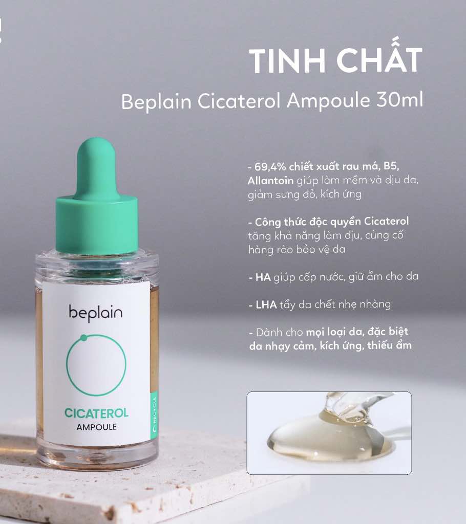 Tinh Chất Dưỡng Da Beplain Cicaterol Ampoule 30Ml