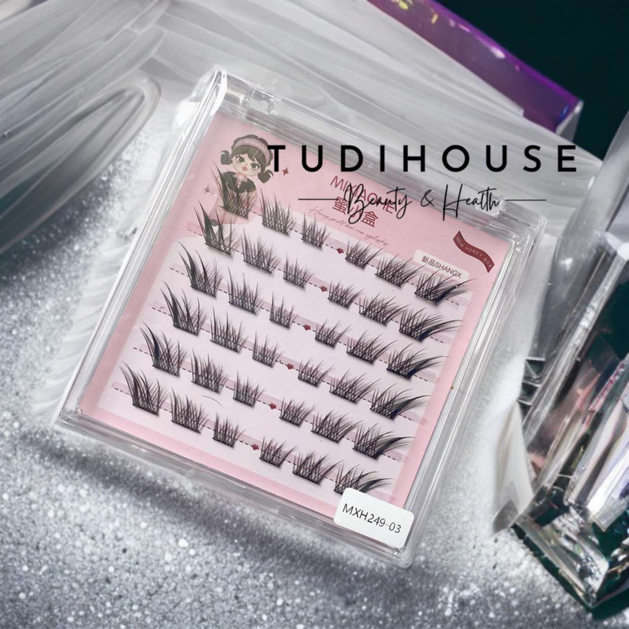 Mi giả cụm dáng Fox Eyes ( hộp 6 cặp )