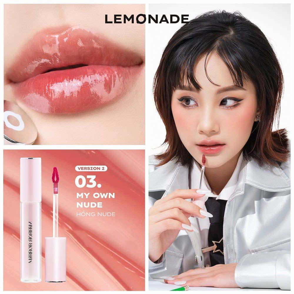 Son tint bóng Lemonade Mirror Mirror Water Tint version 2 (4g)
