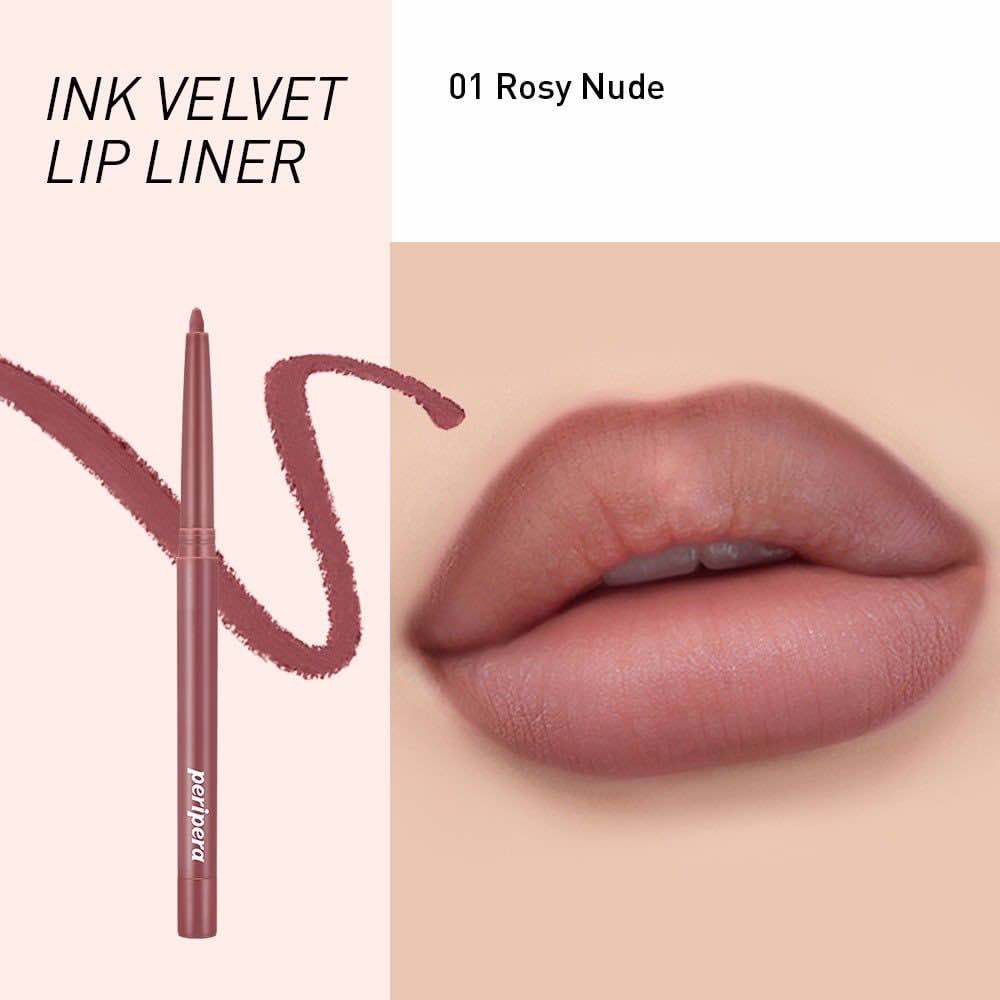 Kẻ viền môi Peripera Ink Velvet Lip Liner- màu 01
