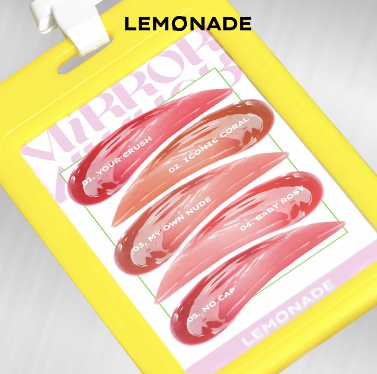 Son tint bóng Lemonade Mirror Mirror Water Tint version 2 (4g)