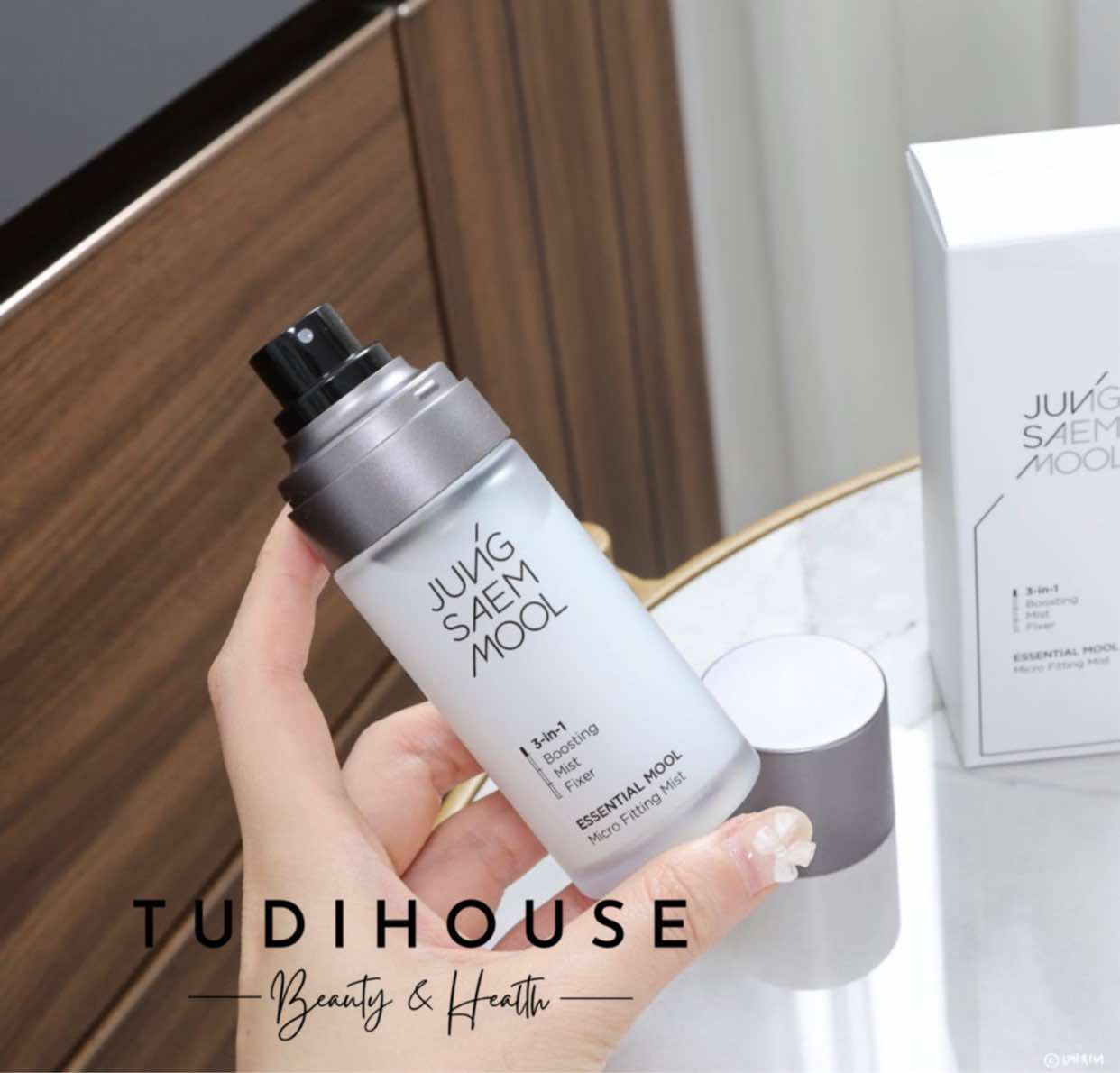 Xịt trang điểm Jung Saem Mool 3-in-1 Essential Mool Micro Fitting Mist 55ML