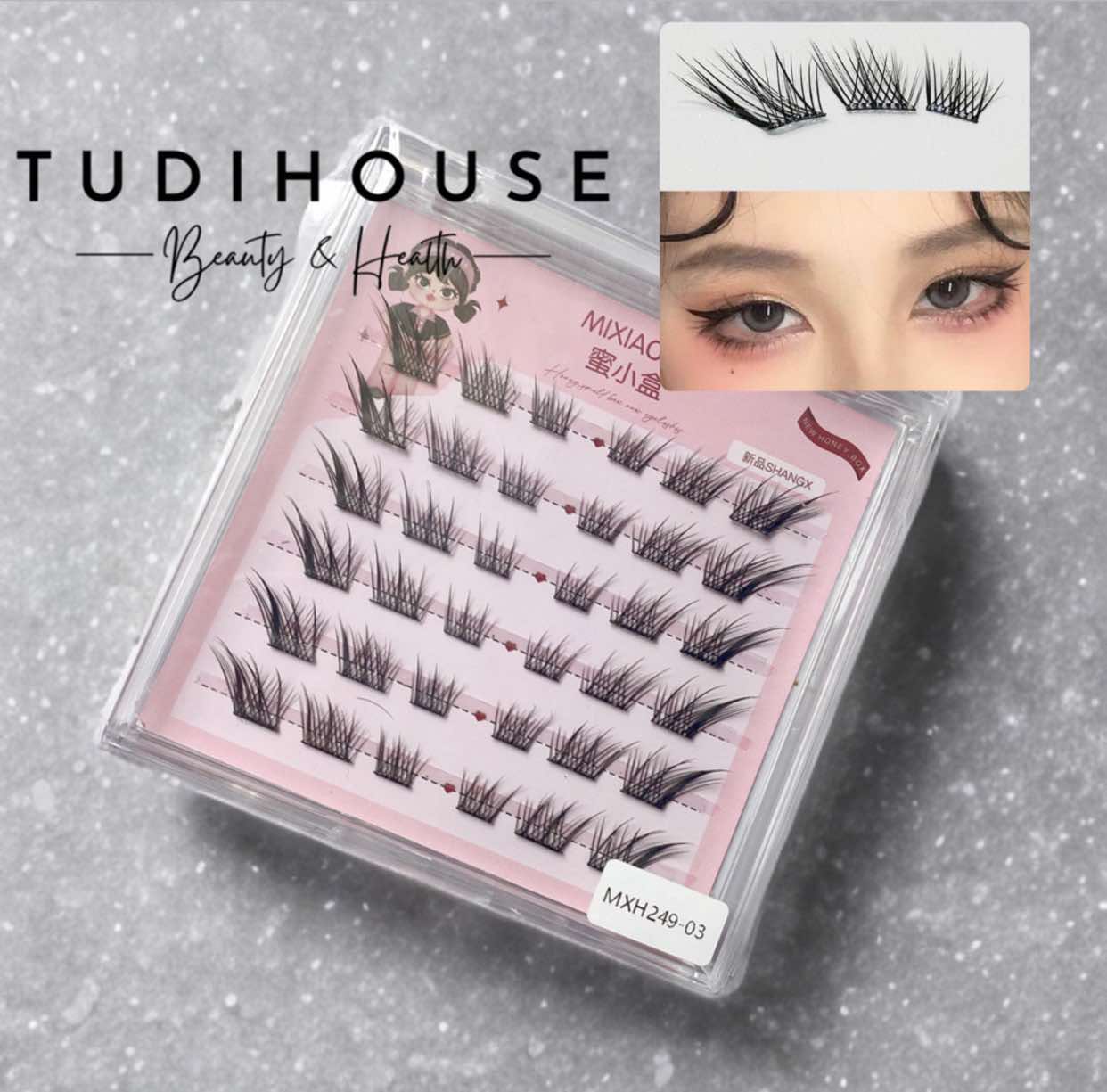 Mi giả cụm dáng Fox Eyes ( hộp 6 cặp )