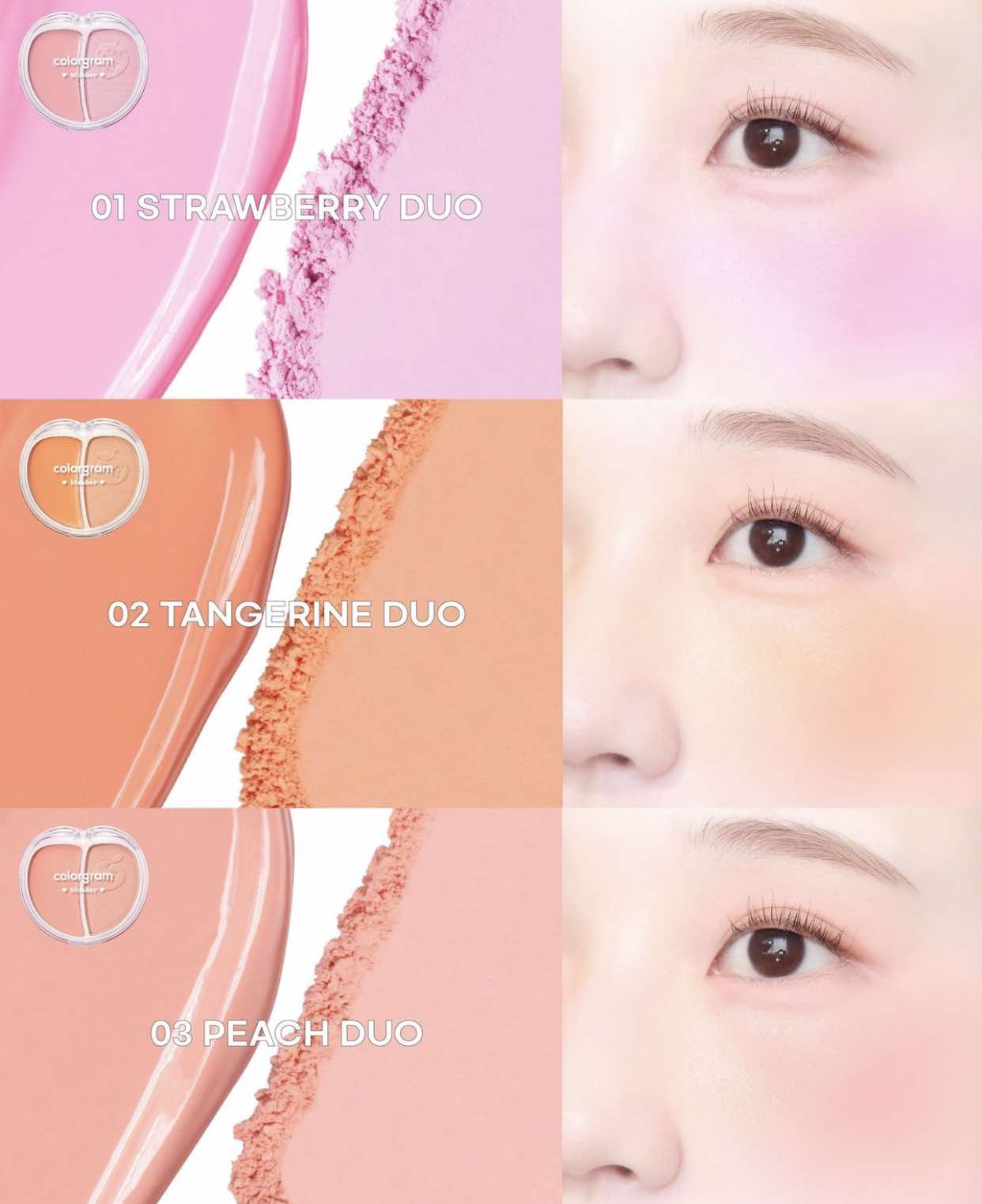 Má hồng Colorgram Tintin Dory Duo Blusher 5g
