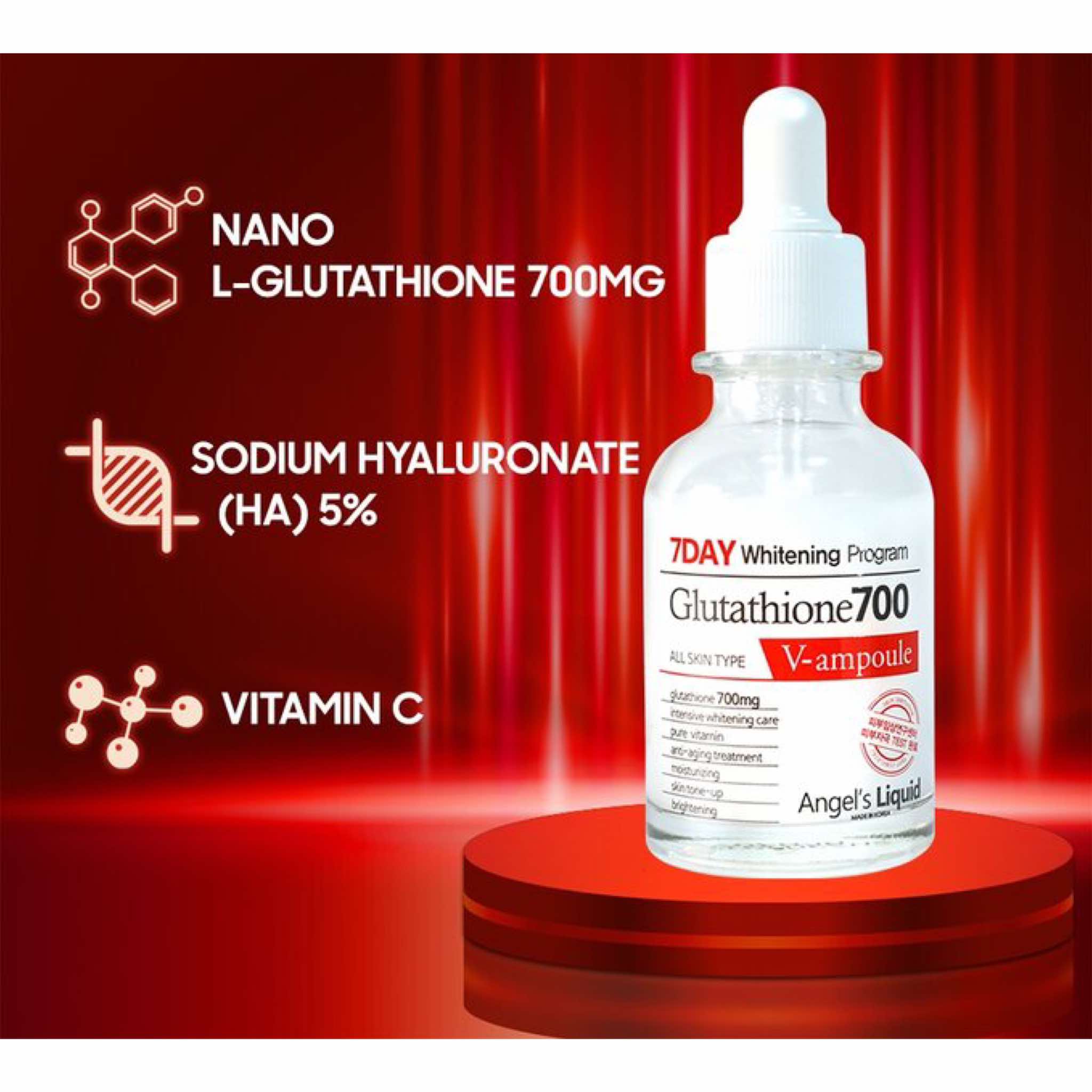 Serum Angel's Liquid 7 Day Whitening Program Glutathione 700 V Ampoule 30ml