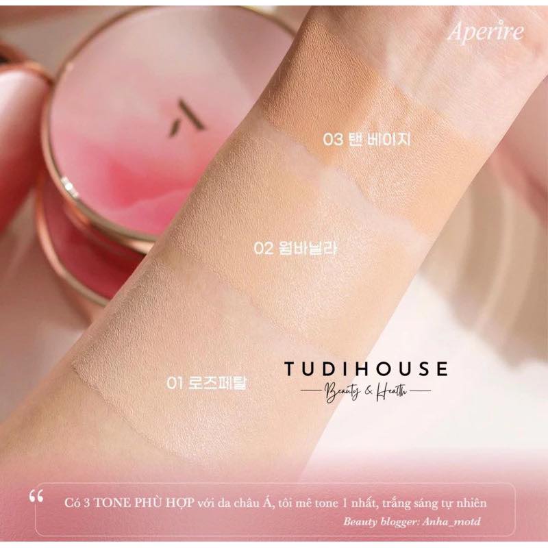 Phấn Nước Aperire Day Dream Cover Cushion (Soonsoo Edition) 13gr