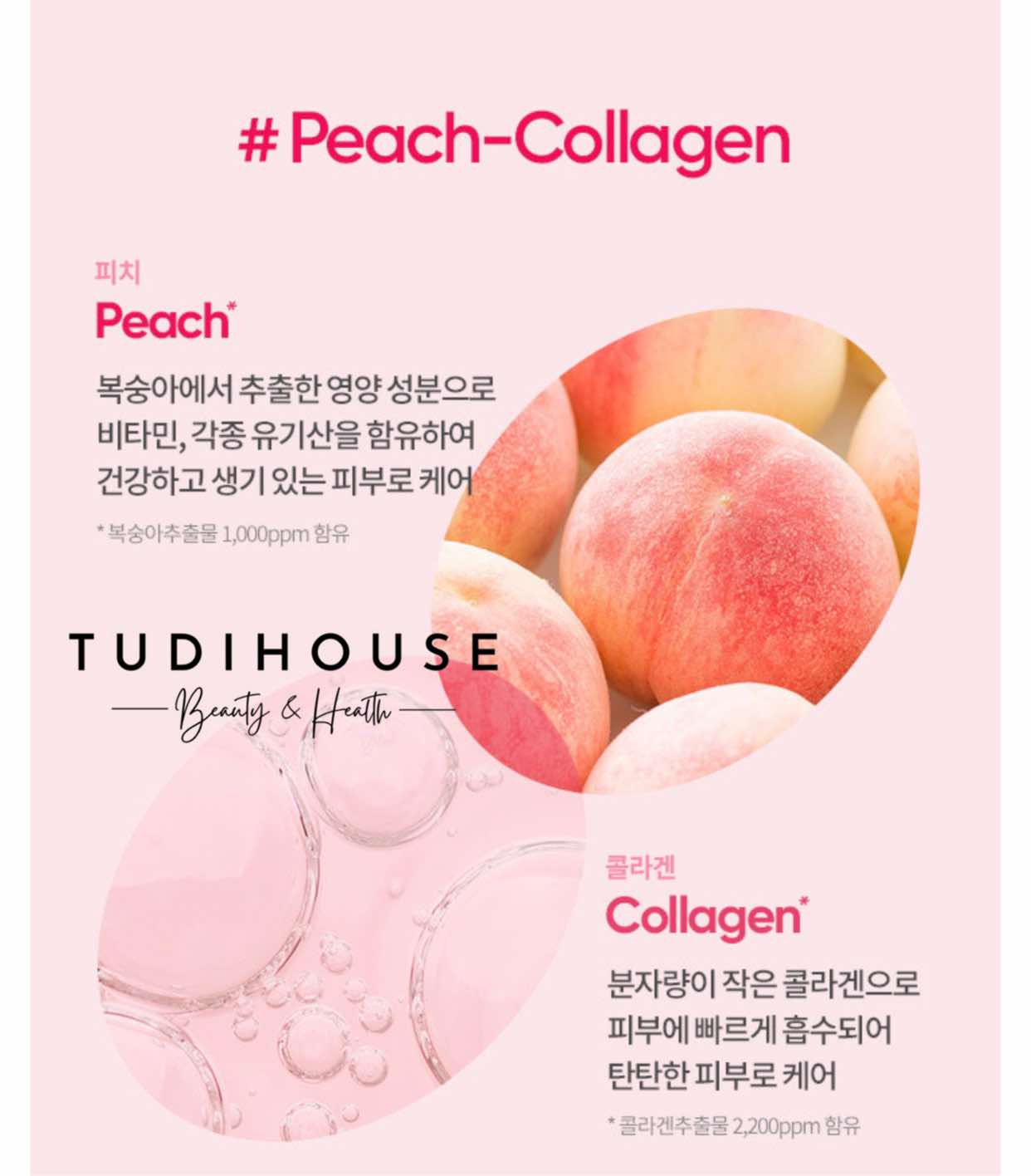Mặt nạ Banila Blooming Youth Peach-Collagen Mask 20ml