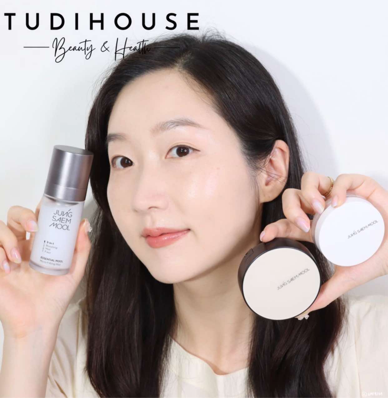 Xịt trang điểm Jung Saem Mool 3-in-1 Essential Mool Micro Fitting Mist 55ML