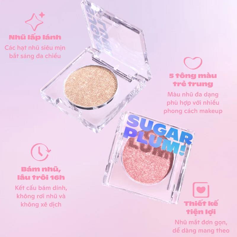 Nhũ Mắt Thuần Chay SUGARPLUM Pixie Bae Glitter Eyeshadow (2.5g)