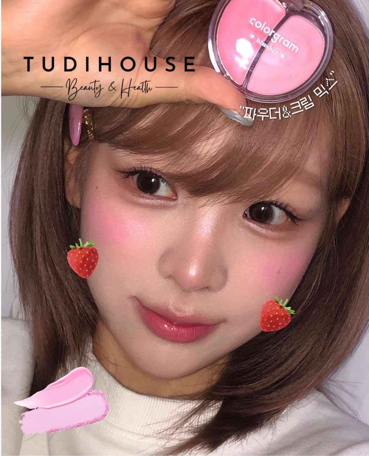 Má hồng Colorgram Tintin Dory Duo Blusher 5g