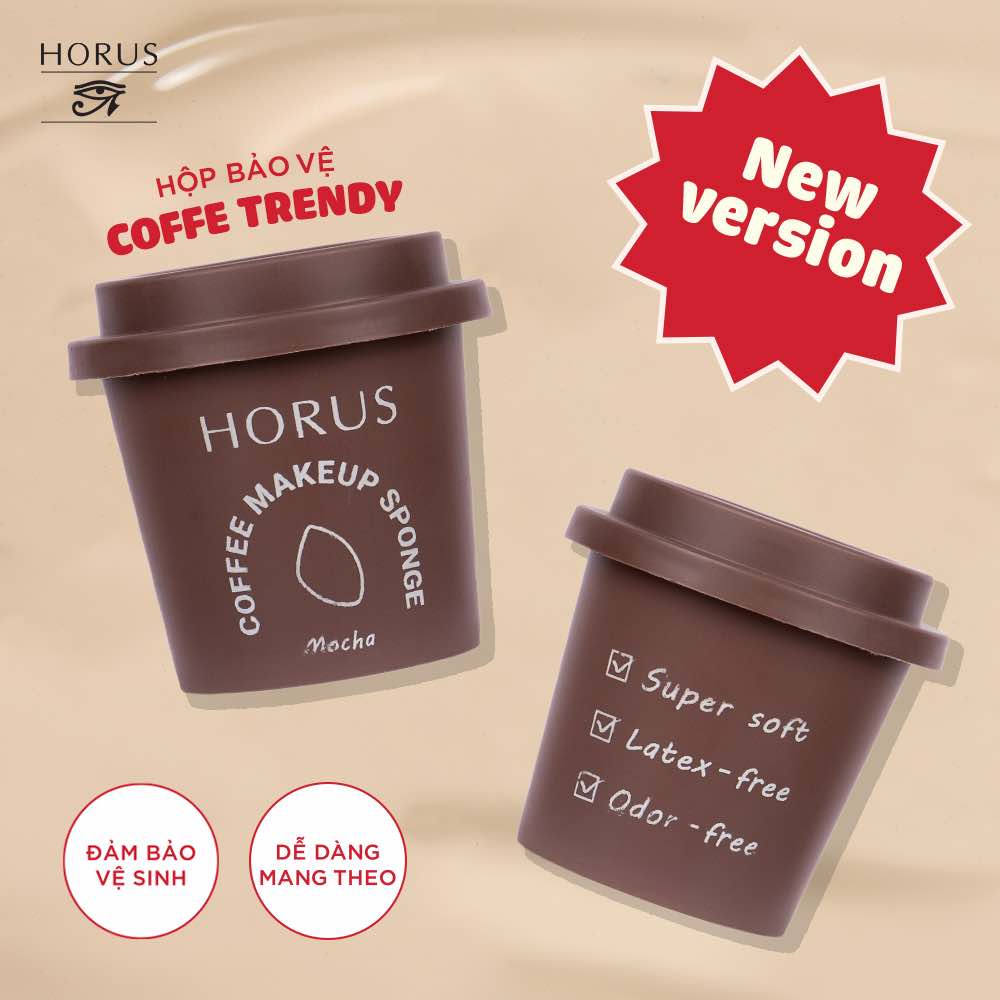 Mút trang điểm Horus Coffee Make Up Sponge