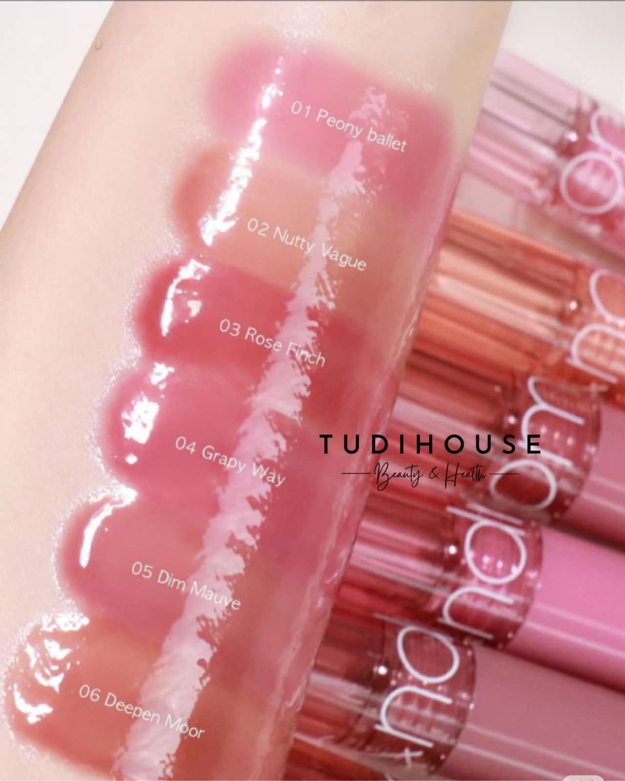 Son bóng Romand Glasting Color Gloss 4g