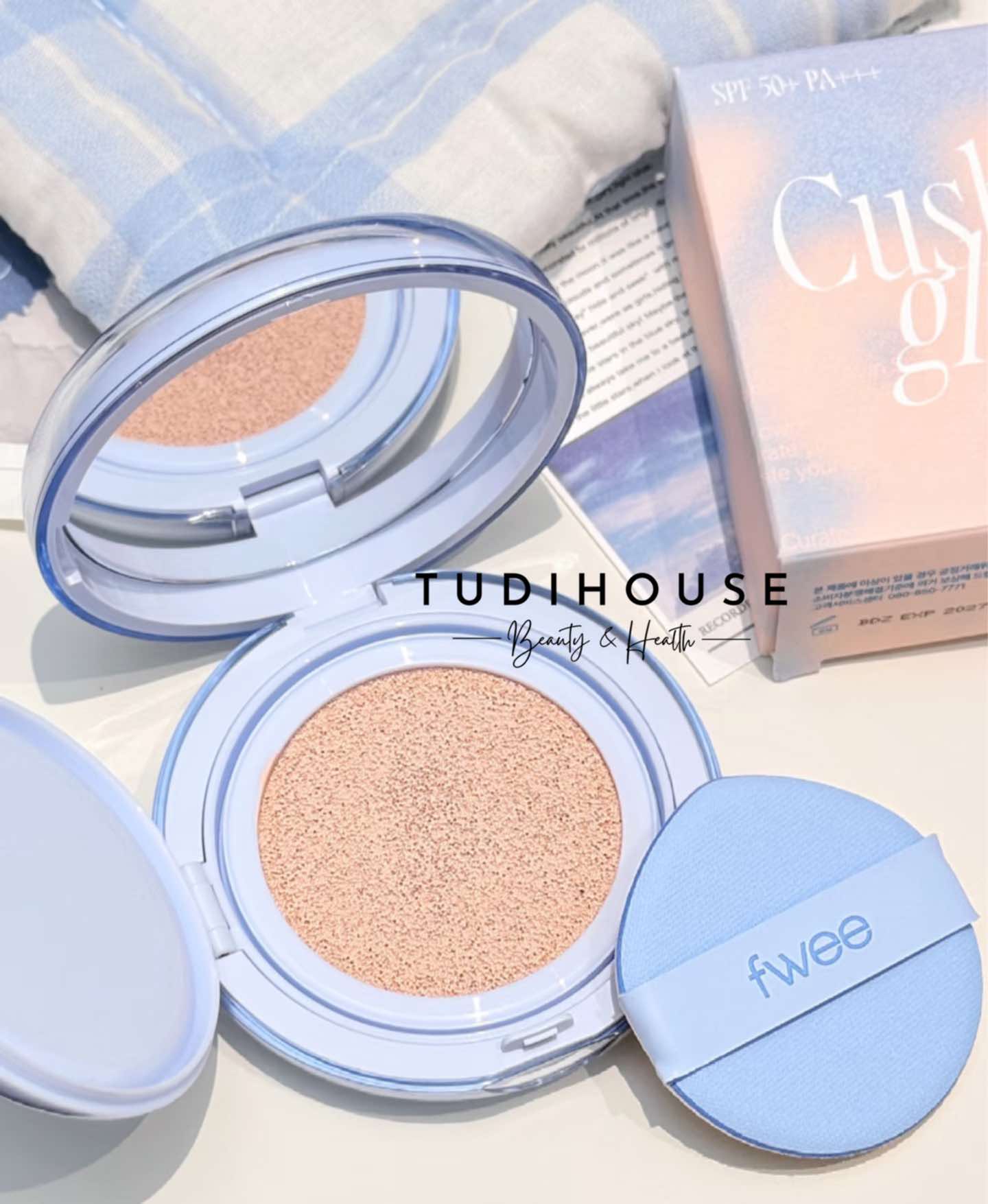 Phấn nước trang điểm Cushion Fwee Glass Natural 13g