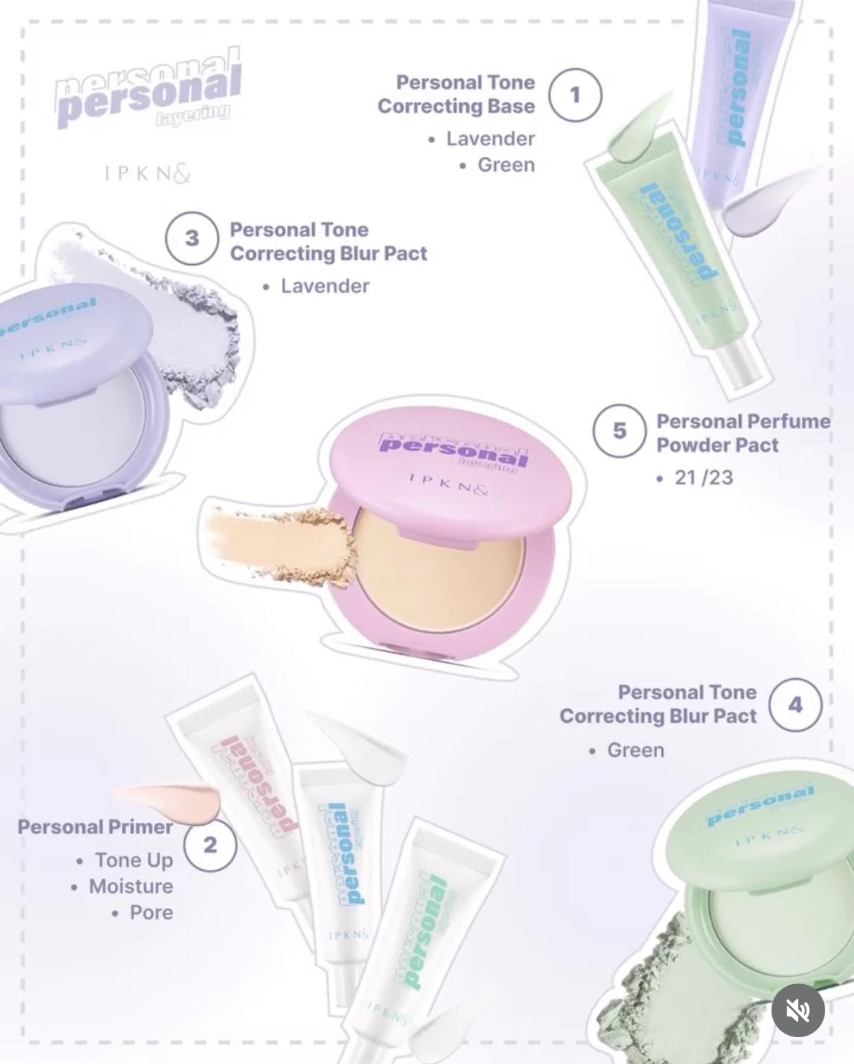 Phấn Nén IPKN Personal Powder Pact