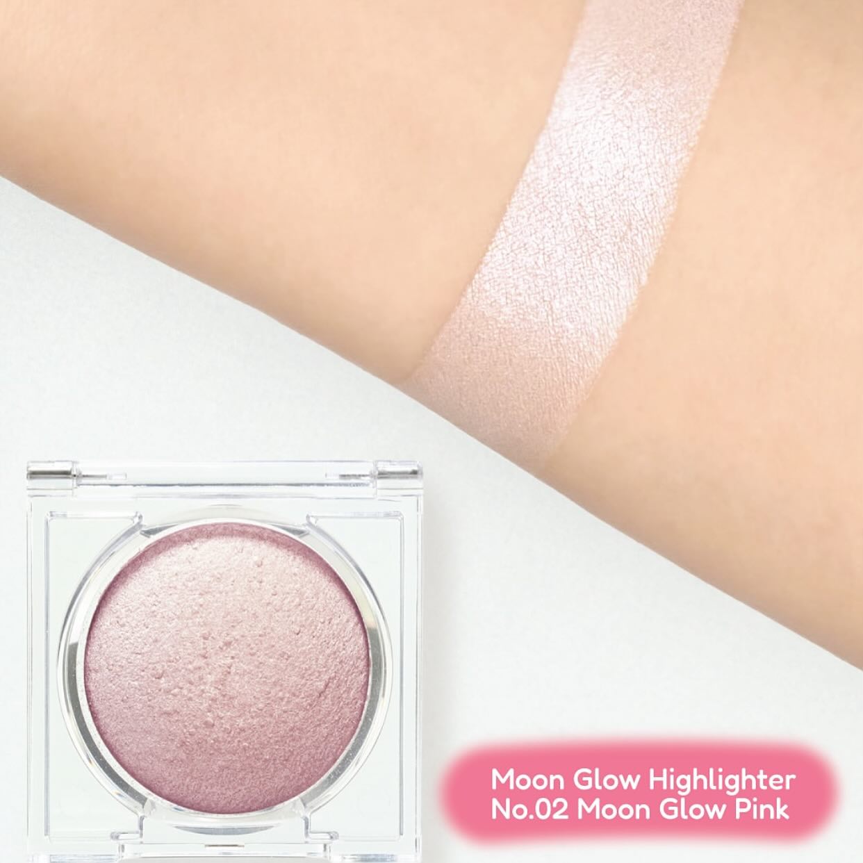 Phấn bắt sáng nhũ ngọc trai siêu mịn Canmake Moon Glow Highlighter 3,7g